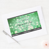 Groene Glitter Product Labels Sparkle Diamonds Log (Envelop)