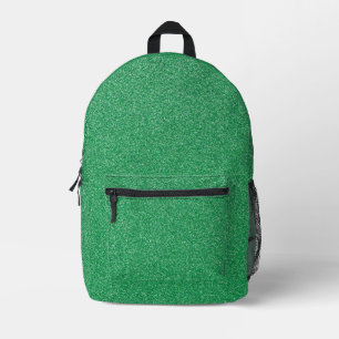 Groene glitter, sprankeling, glitterachtergrond bedrukte rugzak