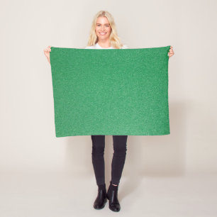 Groene glitter, sprankeling, glitterachtergrond fleece deken