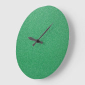 Groene glitter, sprankeling, glitterachtergrond grote klok (Hoek)