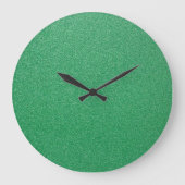 Groene glitter, sprankeling, glitterachtergrond grote klok (Voorkant)