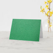 Groene glitter, sprankeling, glitterachtergrond kaart (Gele Bloem)
