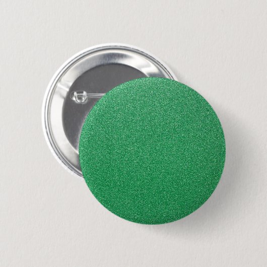Groene glitter, sprankeling, glitterachtergrond ronde button 5,7 cm (Voorkant /achterkant)