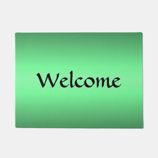 Groene gloed deurmat (Voorkant)