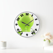 Groene gloeilamp grote klok (Huis)