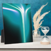 Groene gloeiwaterval van licht fotoplaat (Zijkant)