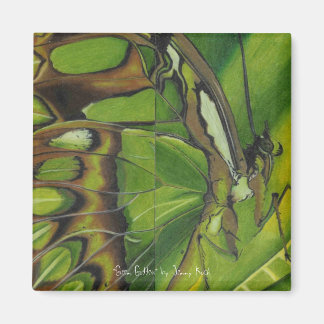 "Groene Godin" door Jenny Koch Magneet