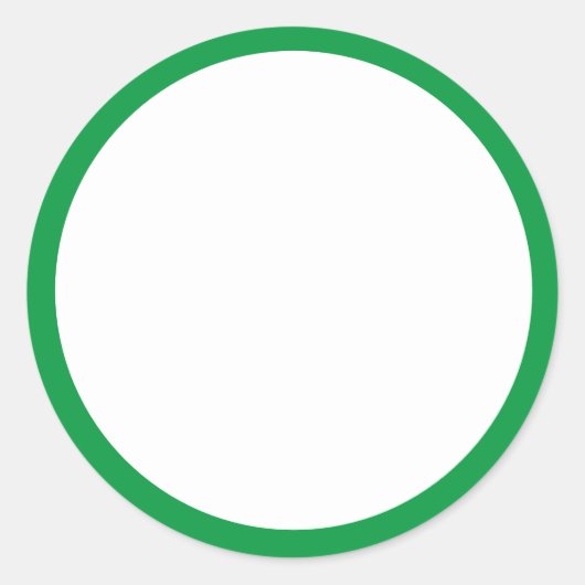 groene goedkeuring ronde sticker (Voorkant)