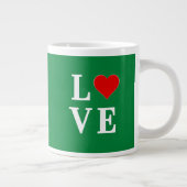 Groene GOLF en hart Extra Grote Beker (Rechts)