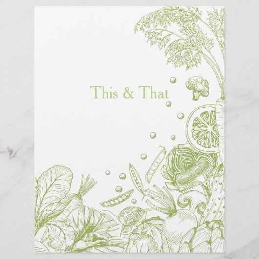 Groene golf van Veggies - categorie Ontvang (Voorkant)