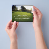 Groene Golfcursus in Dawn Flyer (Hand)