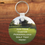 Groene Golfcursus in Dawn Sleutelhanger (Voorkant)