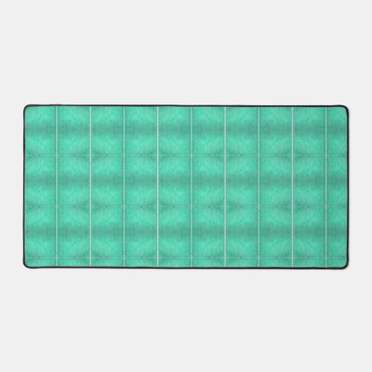 Groene golflengten Patroon Desk Mats Bureaumat (Voorkant)