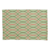 Groene golven kussensloop (Voorkant)