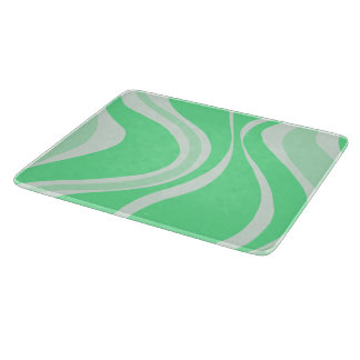 Groene golvende snijplank