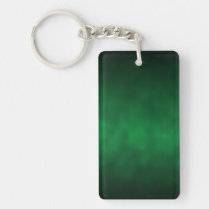 Groene Gothische Ombre Achtergrond Kunst Sleutelhanger