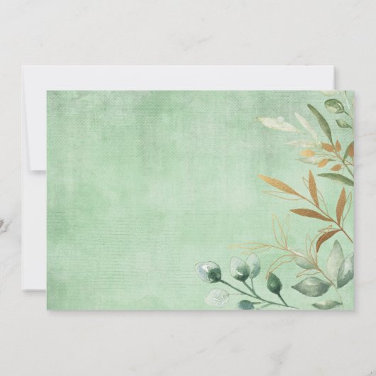 Groene Goud Safari Drive By Verjaardagsparade Kaart (Achterkant)