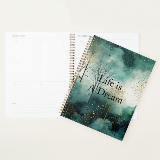 Groene goudbomen planner (Display)