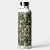 GROENE & GOUDEN ART DECO PATRONEN WATERFLES (Rechts)