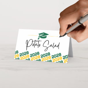 Groene & Gouden Graduatie GLB die Etiket, Voedsel 