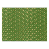 Groene gouden kerststerren Elegant Bright Tafelkleed (Voorkant (Horizontaal))