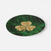  groene gouden sjamrock St Patricks Day Papieren Bordje (Gekanteld)