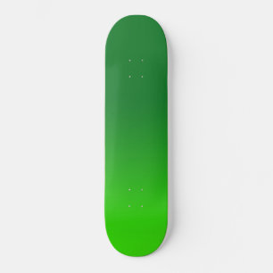 Groene Gradiënt Ombre Levendig Modern Eenvoudig Skateboard