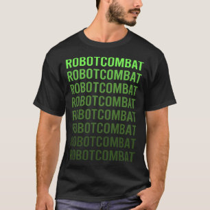 Groene Gradient Robot Combat Robots T-shirt