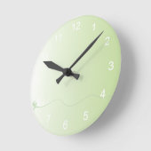  groene gradiënt ronde klok (Hoek)