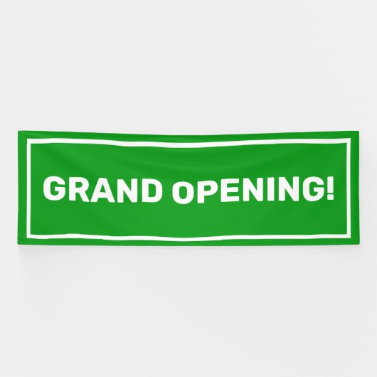 groene grand opening business banner (Horizontaal)