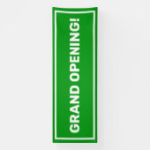 groene grand opening business banner (Verticaal)