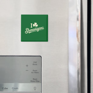 Groene Grappige Ierse Patty's Shamrock Heilige Pat Magneet