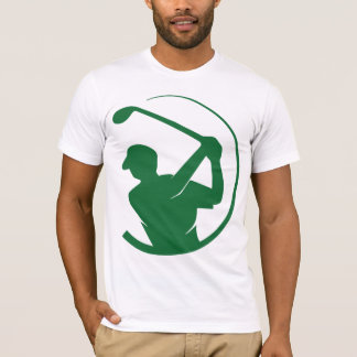 Groene gras golf t-shirt
