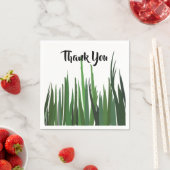 Groene Gras Natuur Personalized Feest Servet (Insitu)