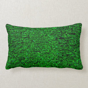 Groene grasachtergrond kussen