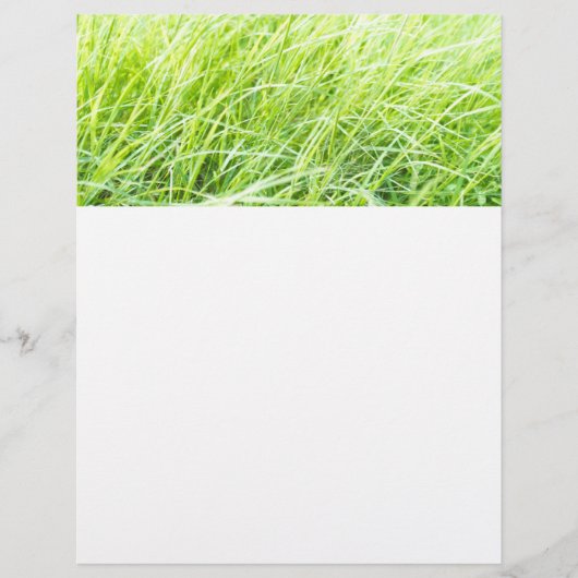 Groene grass flyer (Voorkant)