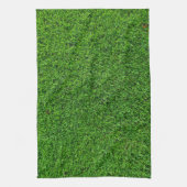 Groene grastextuur theedoek (Verticaal)