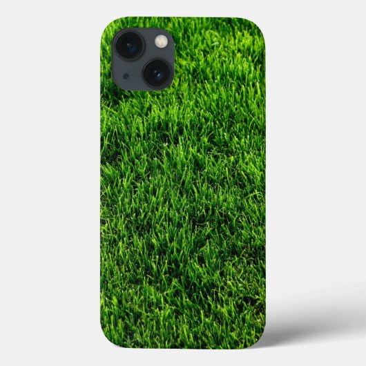 Groene grastextuur van een voetbalveld Case-Mate iPhone case (Achterkant)