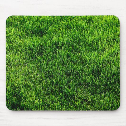 Groene grastextuur van een voetbalveld muismat (Voorkant)