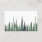 Groene graszorg visitekaartje (Achterkant)