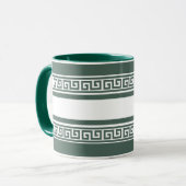 Groene Griekse sleutel Mok (Voorkant links)