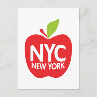 Groene Grote Apple NYC Briefkaart