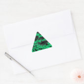 Groene Grunge Clouds Stickers (Envelop)