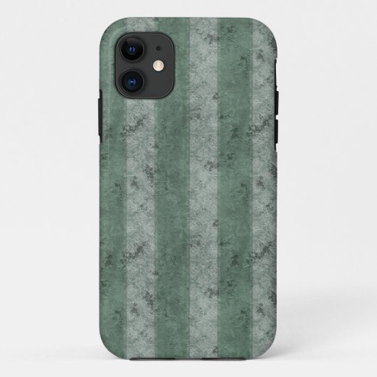 Groene Grunge Stripes Case-Mate iPhone Case (Achterkant)