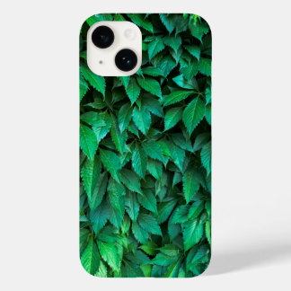 groene haag achtergrond parthenocissus patroon tek Case-Mate iPhone 14 hoesje