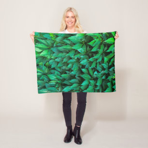 groene haag achtergrond parthenocissus patroon tek fleece deken
