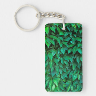 groene haag achtergrond parthenocissus patroon tek sleutelhanger