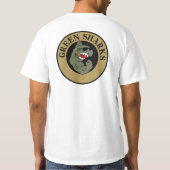 GROENE HAAIEN T - SHIRT LOGO OP DE RUG (Achterkant)