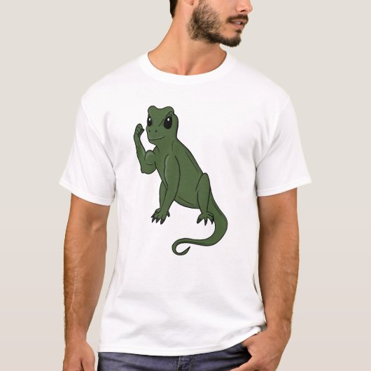 Groene Hagedis Flex T-shirt (Voorkant)