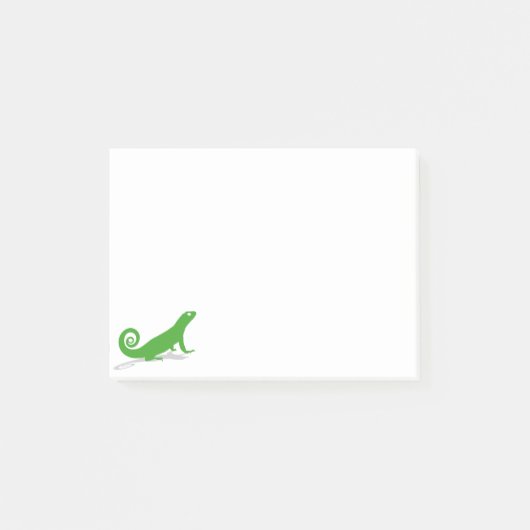 Groene hagedis post-it® notes (Voorkant)
